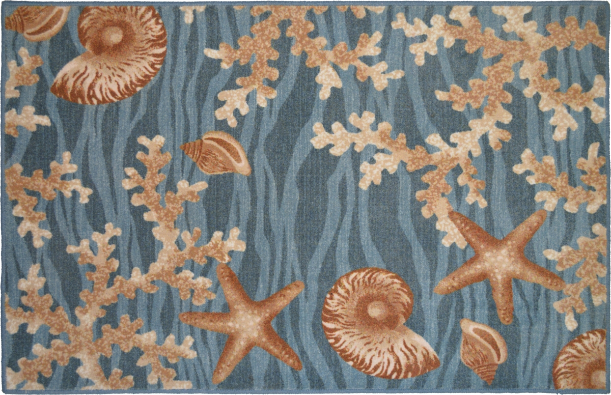 30 x 46 in. Seaside Beach Treasures Area Rug
