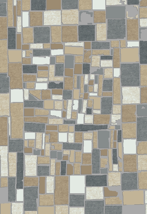 5 ft. 3 in. x 7 ft. 3 in. Denver Cobblestone Area Rug - Multi Color