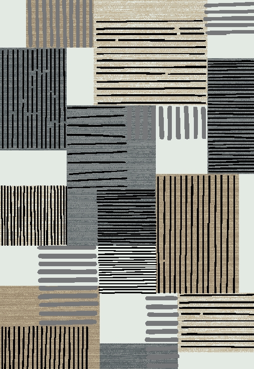 7 ft. 10 in. x 9 ft. 10 in. Denver Montage Area Rug - Multi Color