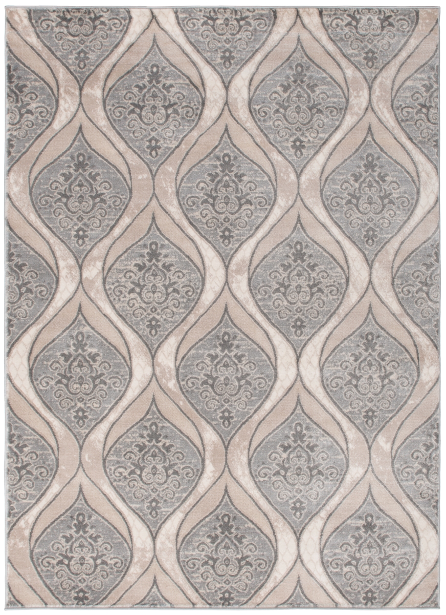 5 ft. 3 in. x 7 ft. 3 in. Galleria Aurora Area Rug - Gray