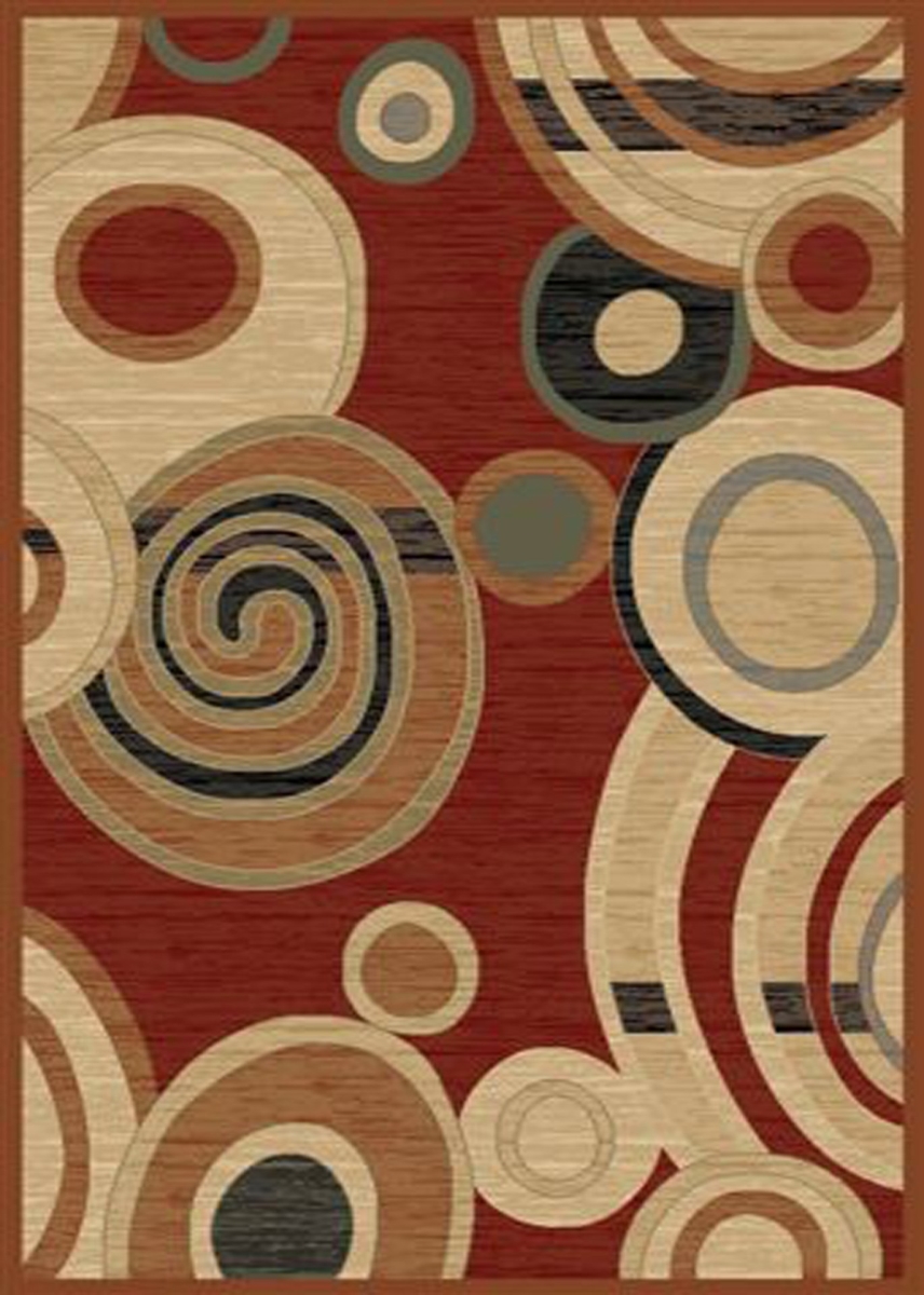 City Ritz Claret Area Rug