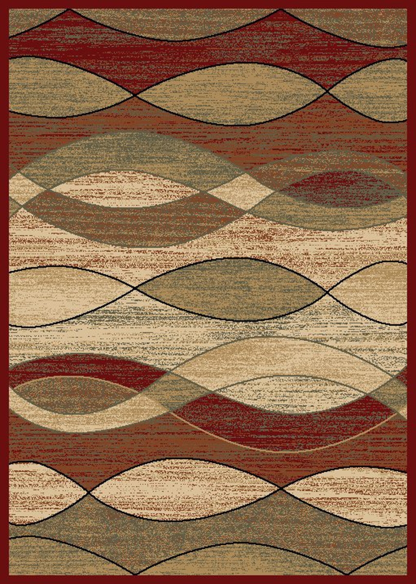 City Surf Claret Area Rug