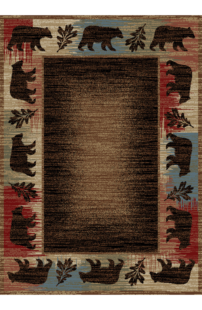 HS2053 5X8 5 ft. 3 in. x 7 ft. 3 in. Hearthside Fossil Creek Area Rug, Multi Color