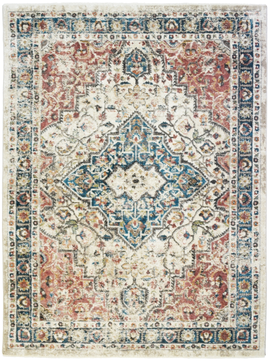 9 ft. 2 in. x 12 ft. 6 in. Oxford Castle Area Rug, Multi Color