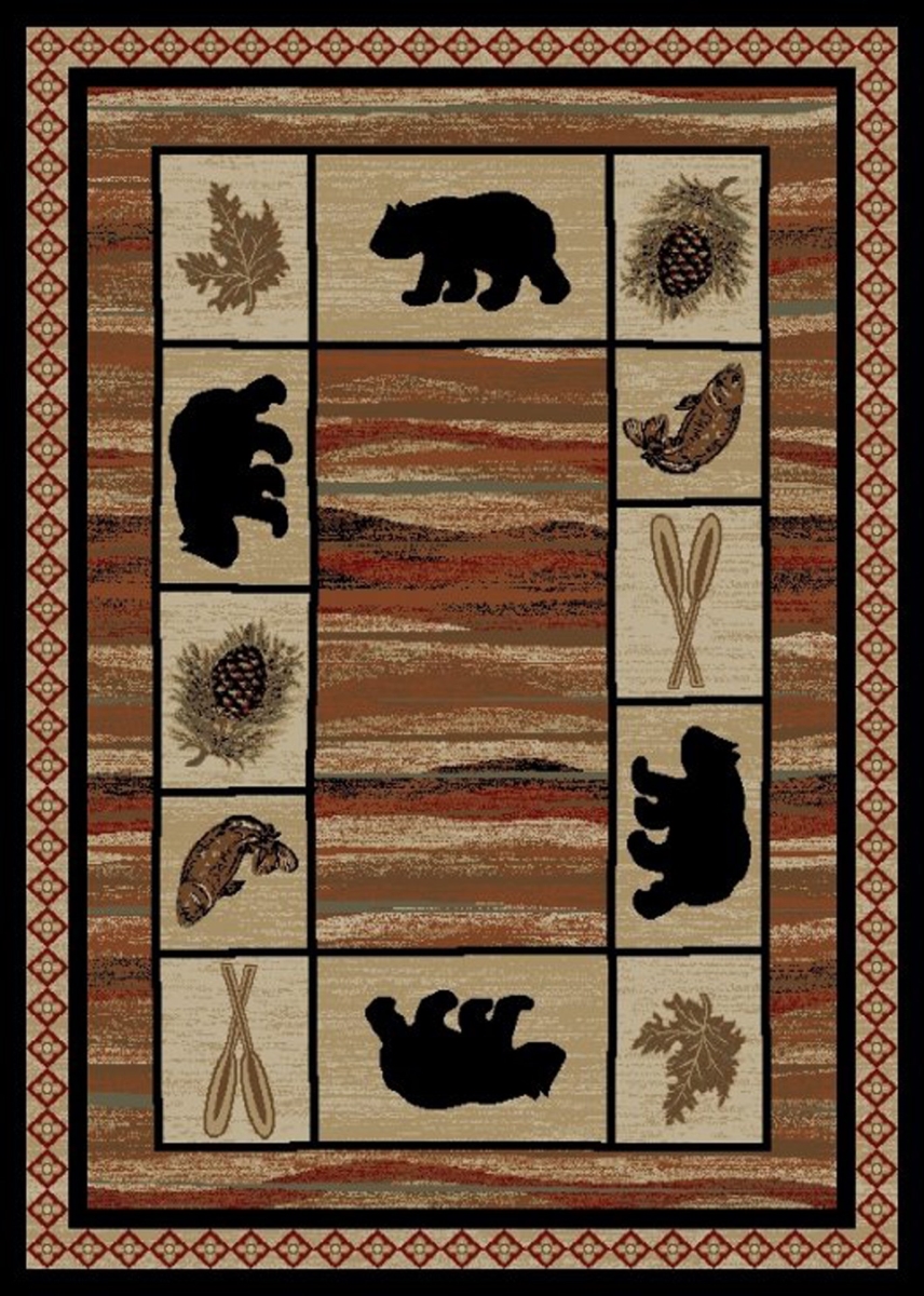 2 ft. 3 in. x 3 ft. 3 in. Hearthside Vogel Area Rug, Multi Color