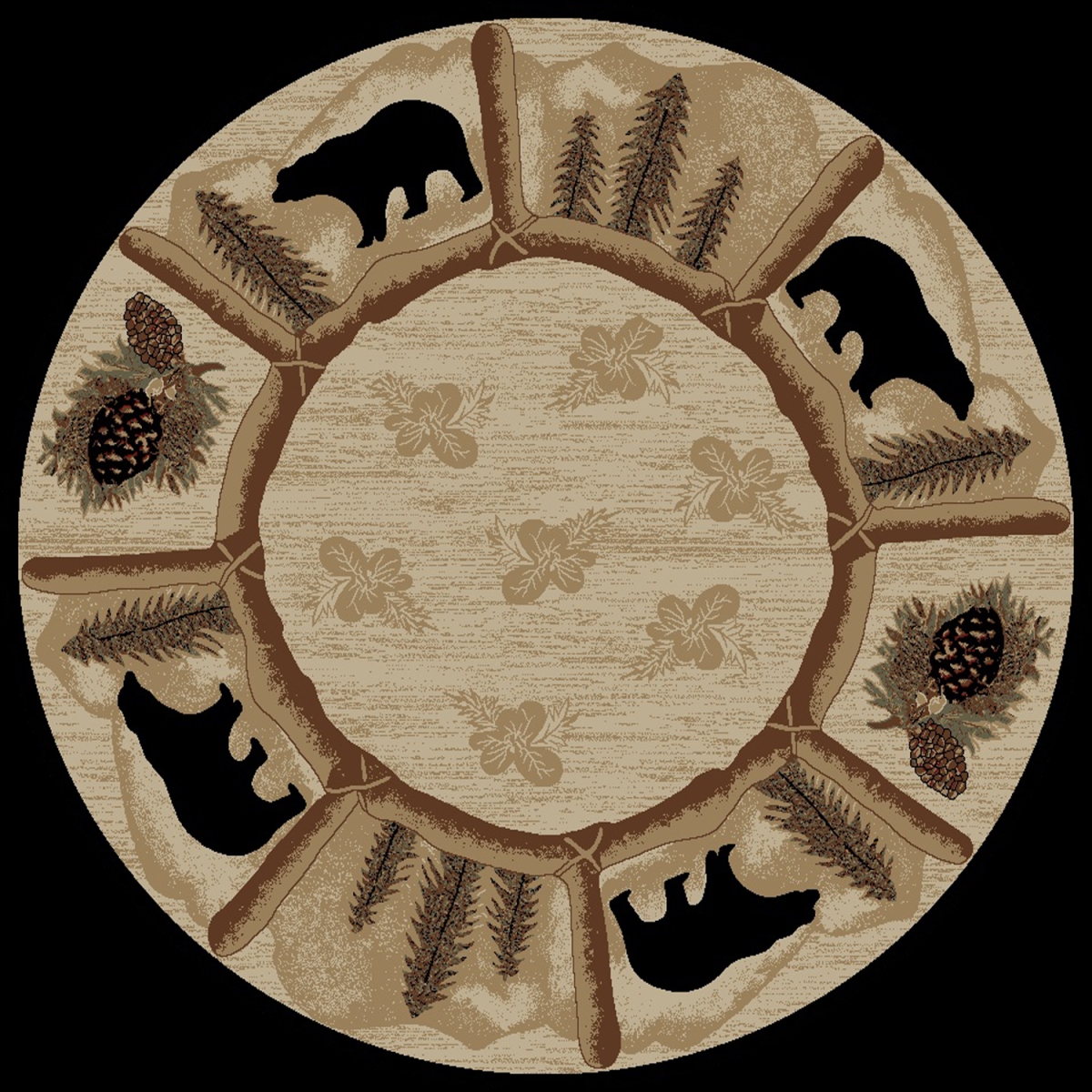 Hearthside Toccoa Area Rug - Multi Color - 5 ft. 3 in. x 5 ft. 3 in.