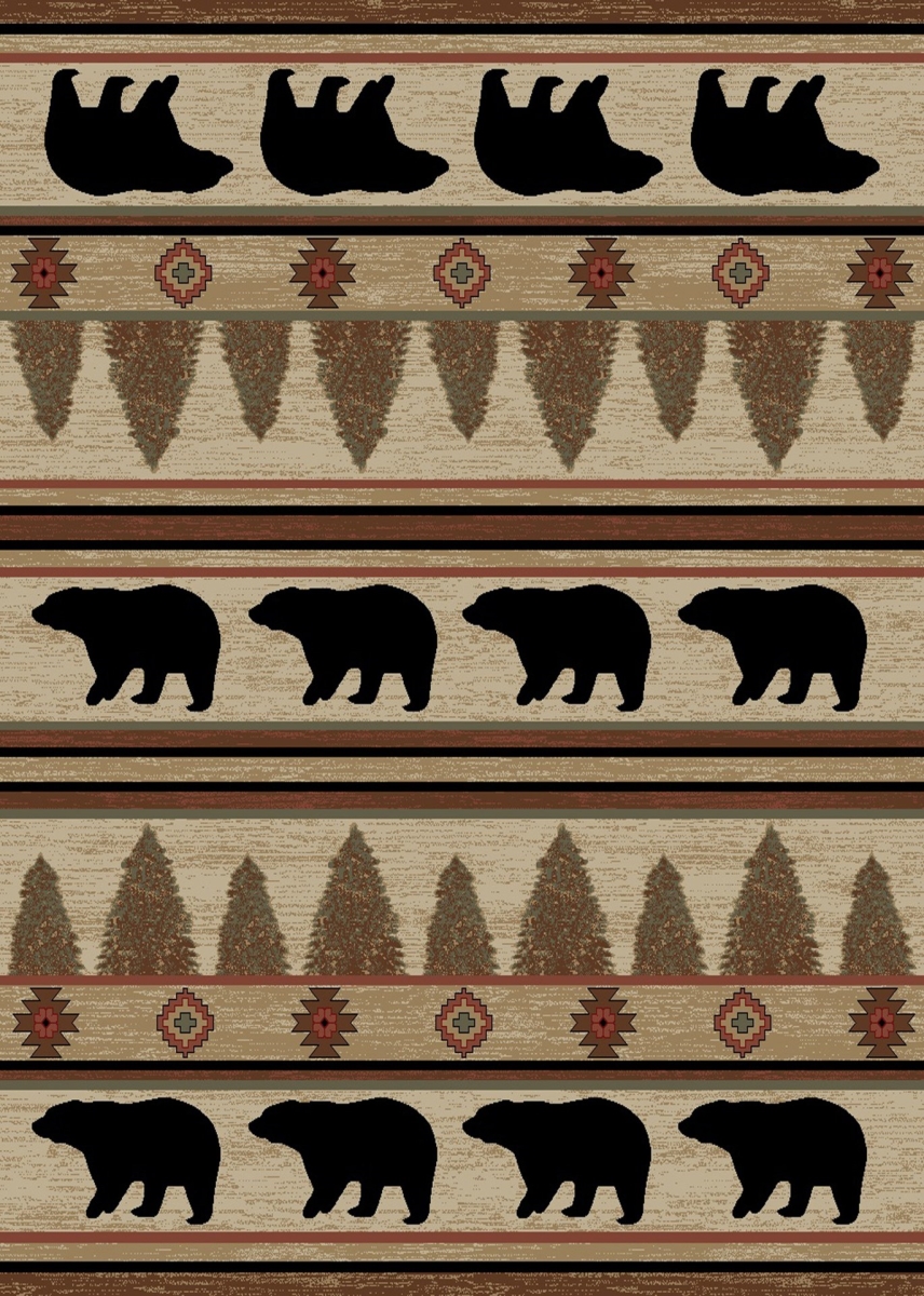 Hearthside Appalachian Area Rug - Beige - 3 ft. 11 in. x 5 ft. 3 in.