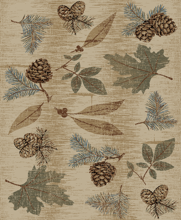 HS7821 5X8 5 ft. 3 in. x 7 ft. 3 in. Hearthside Autumn Area Rug, Multi Color