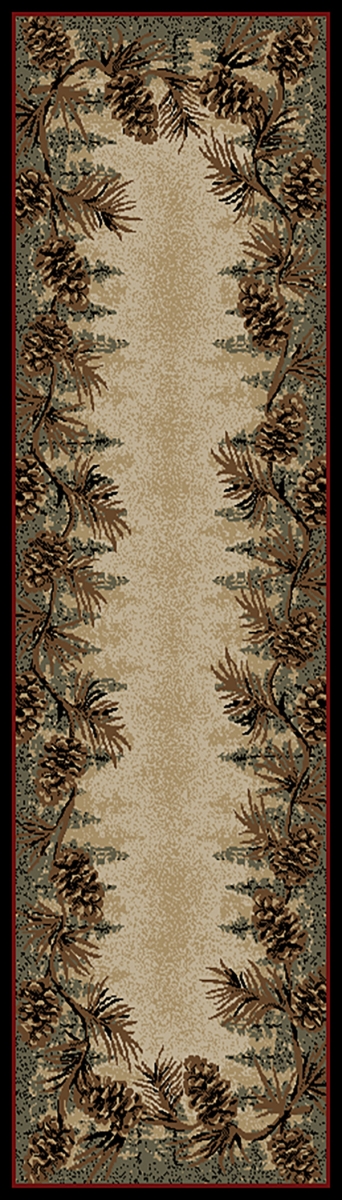 2 ft. 3 in. x 7 ft. 7 in. American Destination Mount Le Conte Area Rug, Multi Color