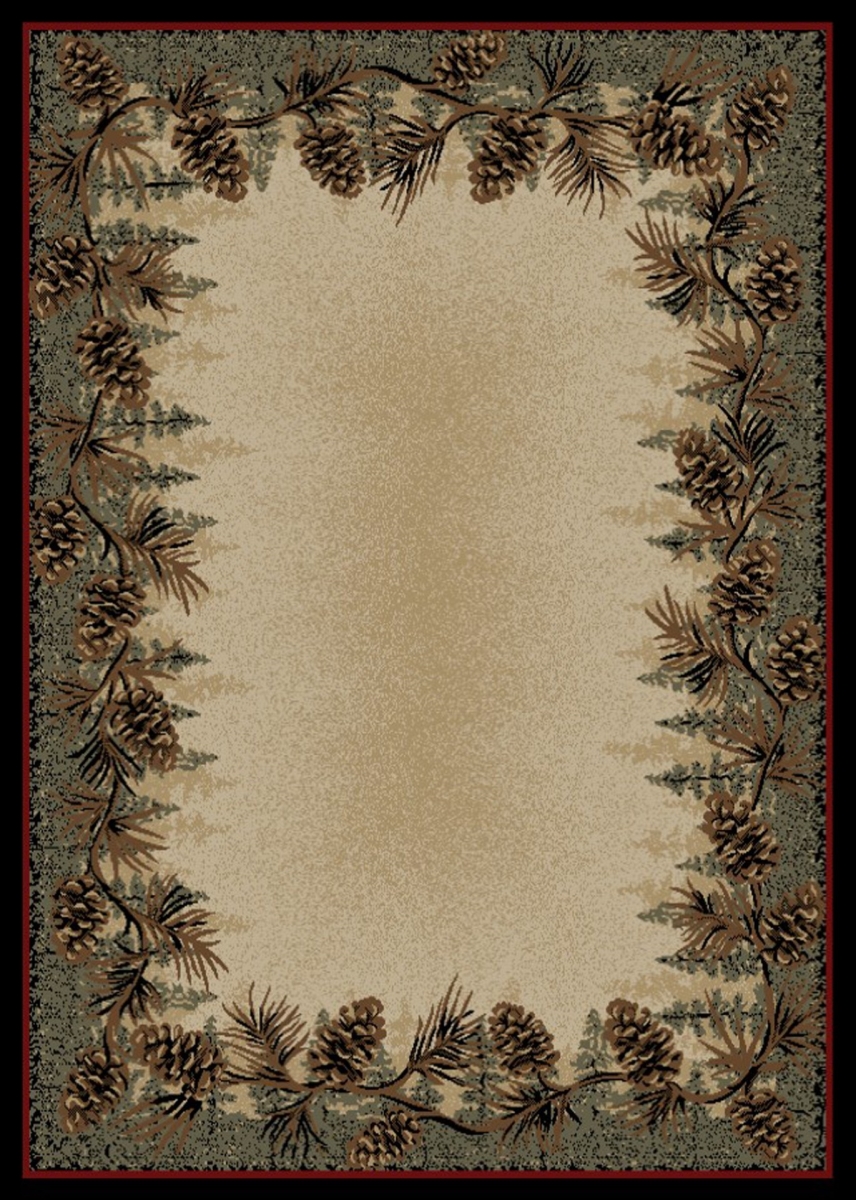 5 ft. 3 in. x 7 ft. 3 in. American Destination Mount Le Conte Area Rug, Multi Color