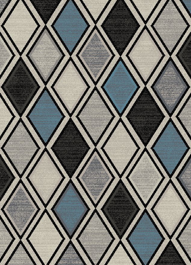 5 ft. 3 in. x 7 ft. 3 in. Galleria Diamond Area Rug - Multi Color