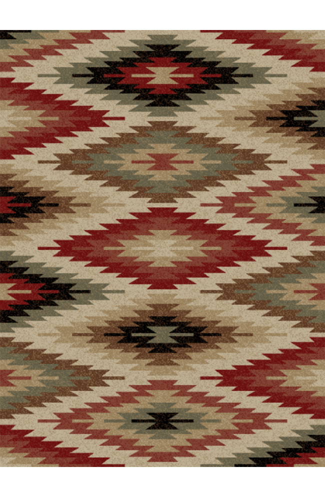 2 ft. 3 in. x 7 ft. 7 in. Lodge King La Cruces Area Rug