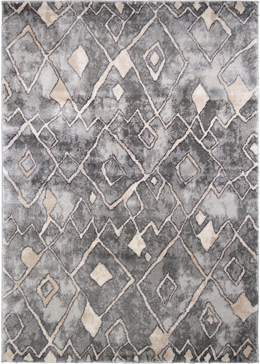 5 ft. 3 in. x 7 ft. 3 in. Pacific Sputnik Area Rug - Gray