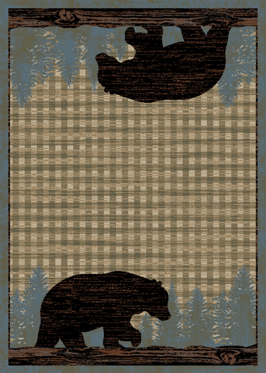 2 x 4 ft. American Destination Ashland Area Rug, Blue
