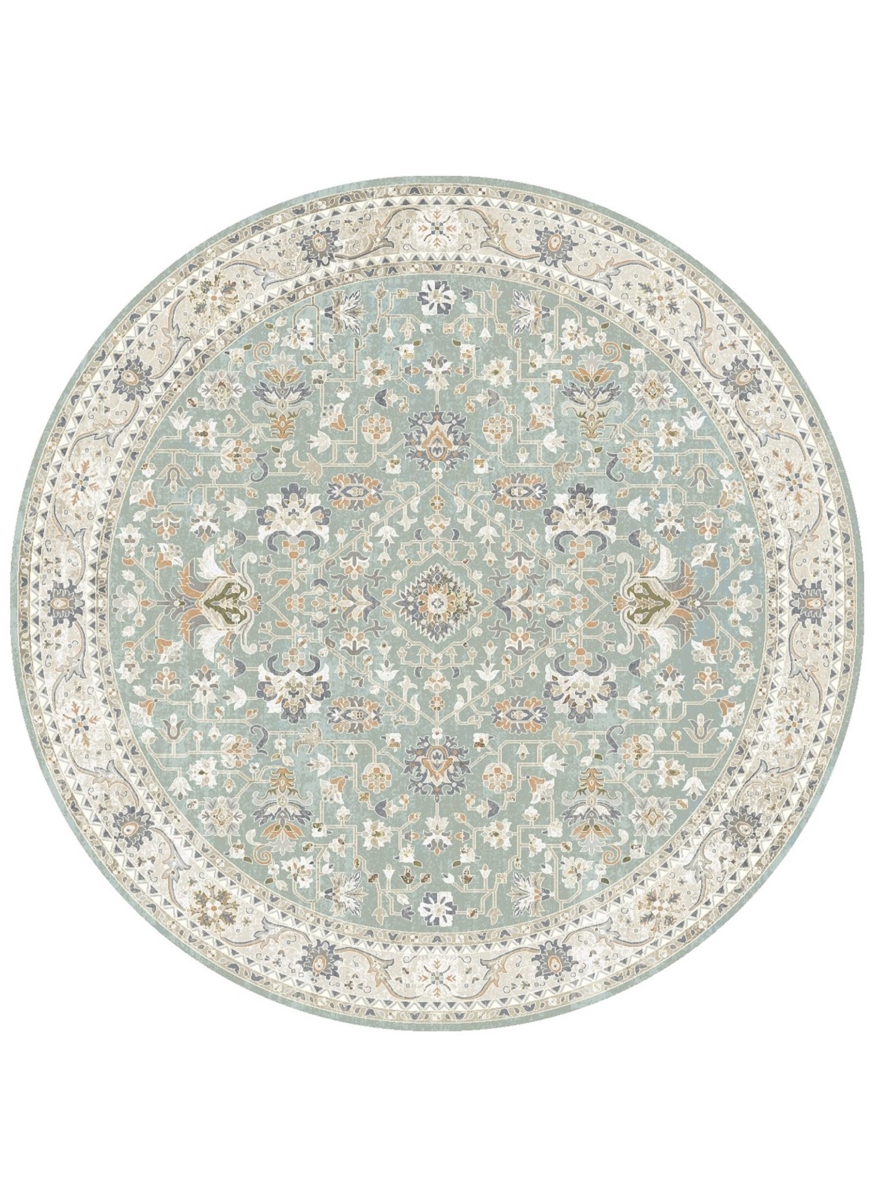7 ft. 10 in. Windsor Manchester Round Rug, Blue