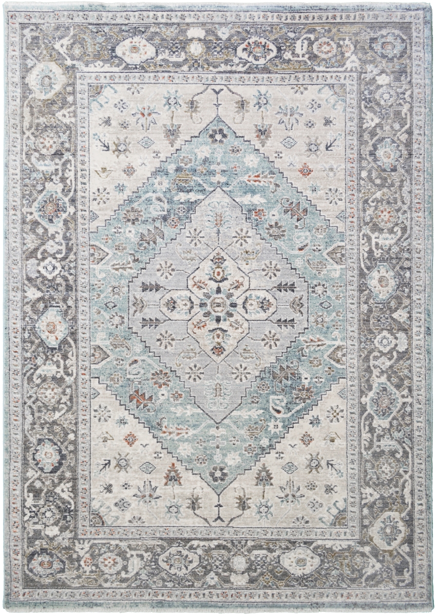 5 ft. 3 in. x 7 ft. 3 in. Windsor Aria Area Rug - Gray