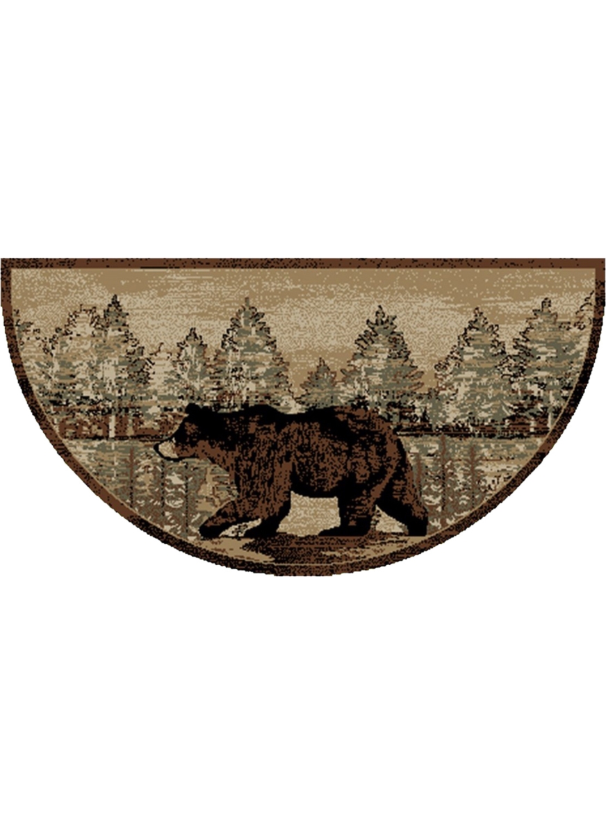 2 ft. x 3 ft. 8 in. Wedge American Destination River Run Area Rug - Multi Color