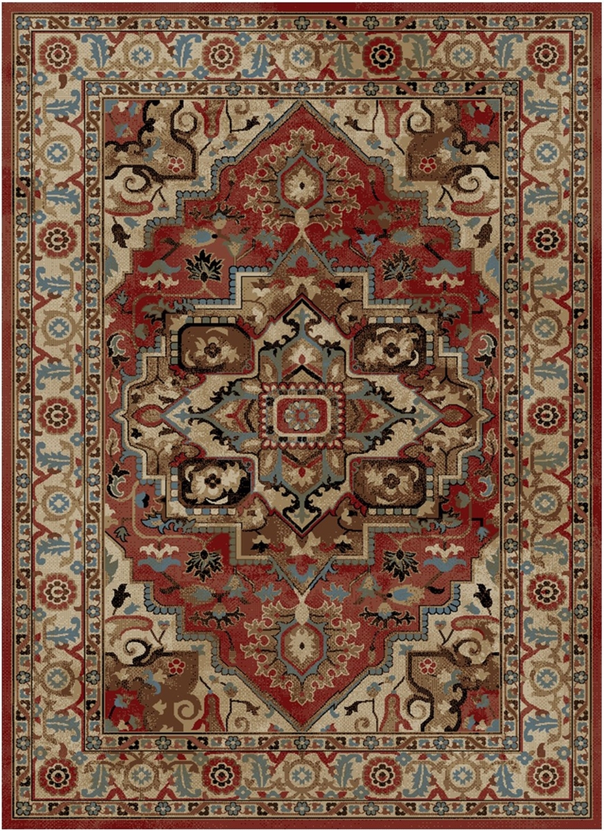 Home Town Charisma Area Rug - Claret - 2 ft. 3 in. x 7 ft. 7 in.