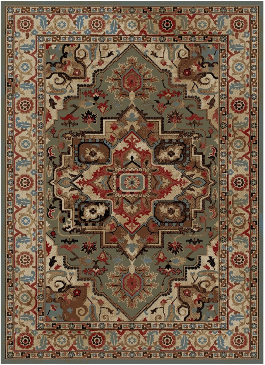 7 ft. 10 in. x 9 ft. 10 in. Charisma Rectangle Area Rug - Sage