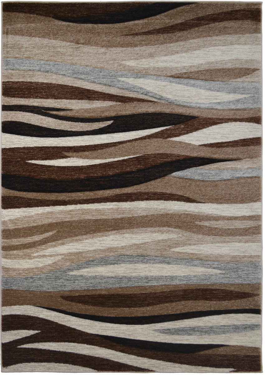 2 ft. 3 in. x 7 ft. 7 in. Tacoma Impulse Area Rug - Brown