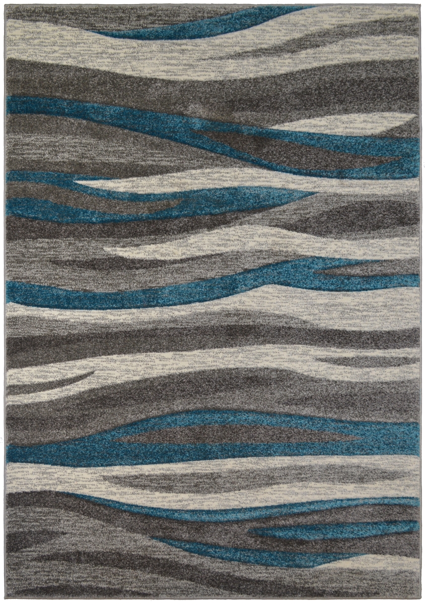 2 ft. 3 in. x 3 ft. 3 in. Tacoma Impulse Area Rug, Gray