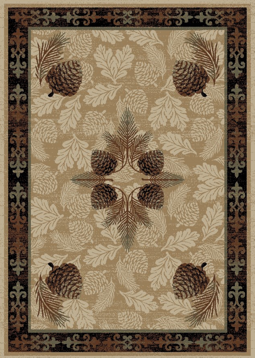 AD8801 2X4 2 x 4 ft. American Destination Baton Rouge Area Rug, Antique -  Mayberry Rug