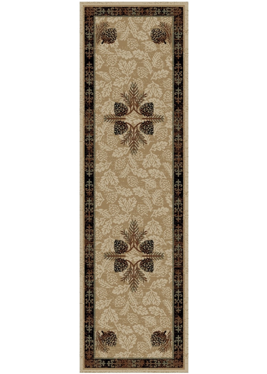 AD8801 2X8 2 ft. 3 in. x 7 ft. 7 in. American Destination Baton Rouge Area Rug, Antique -  Mayberry Rug