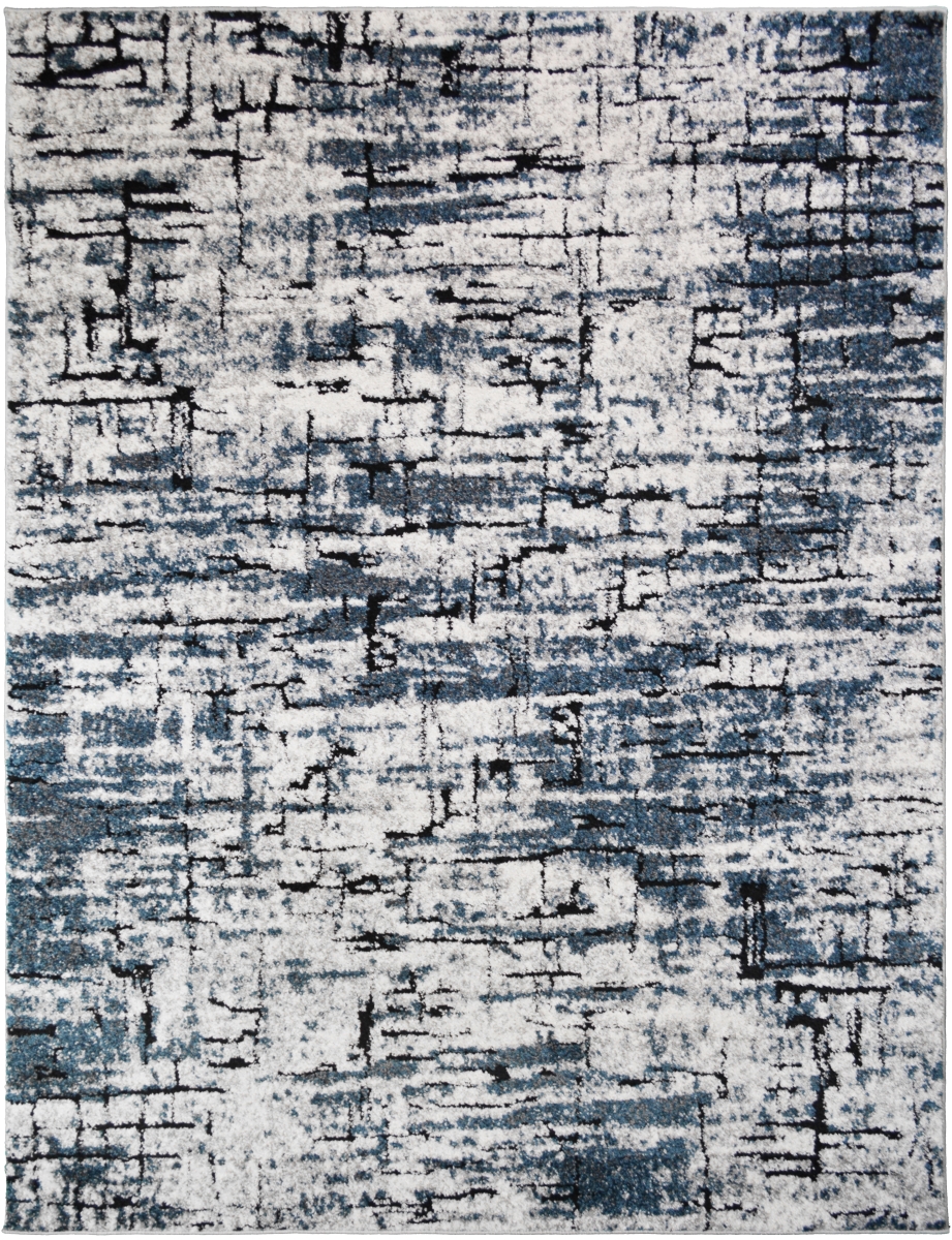 DN8956 Denver Iliad Area Rug - Blue - 7 ft. 10 in. x 9 ft. 10 in.