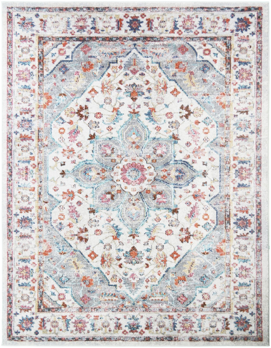 9 ft. 2 in. x 12 ft. 10 in. Catalina Rectangular Rug, Ivory