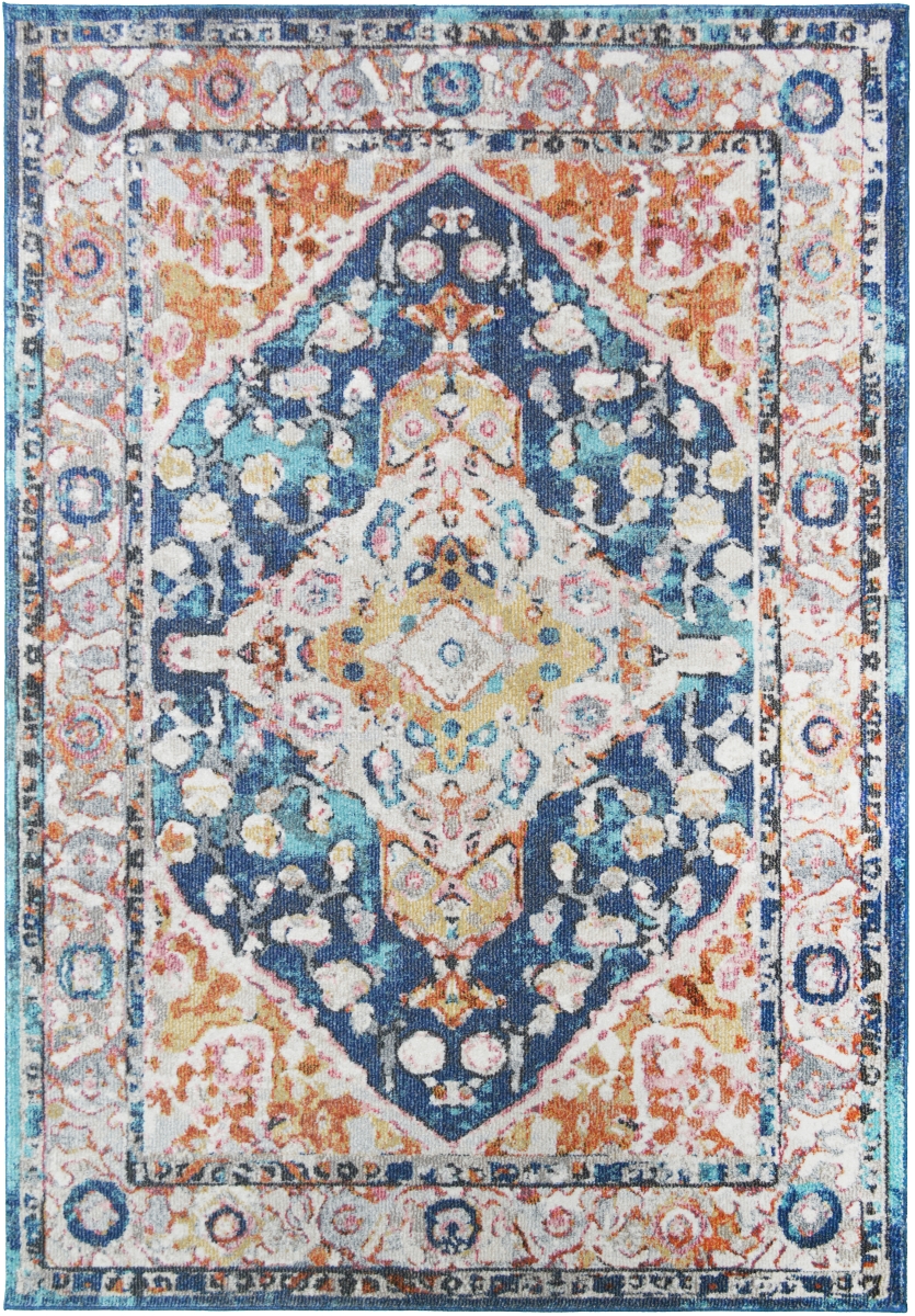 5 ft. 3 in. x 7 ft. 3 in. Barcelona Isabella Area Rug - Blue