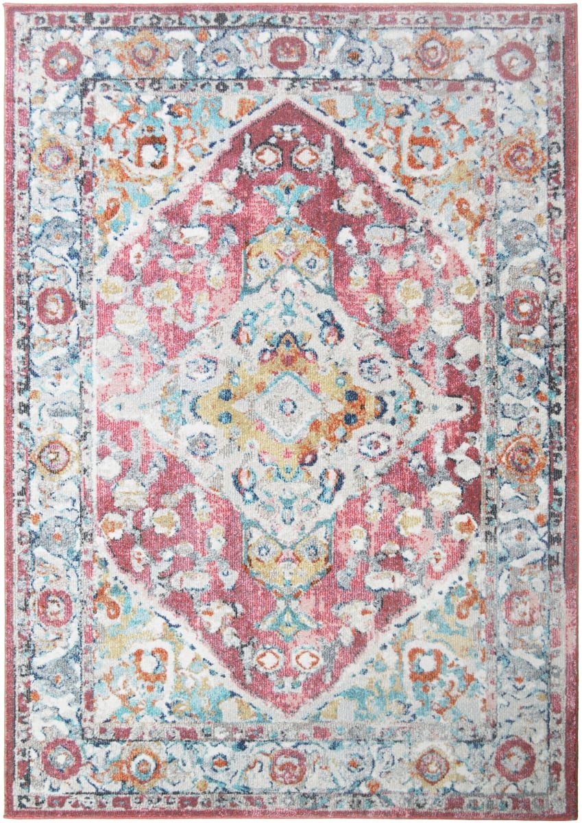 7 ft. 10 in. x 9 ft. 10 in. Barcelona Isabella Area Rug - Pink