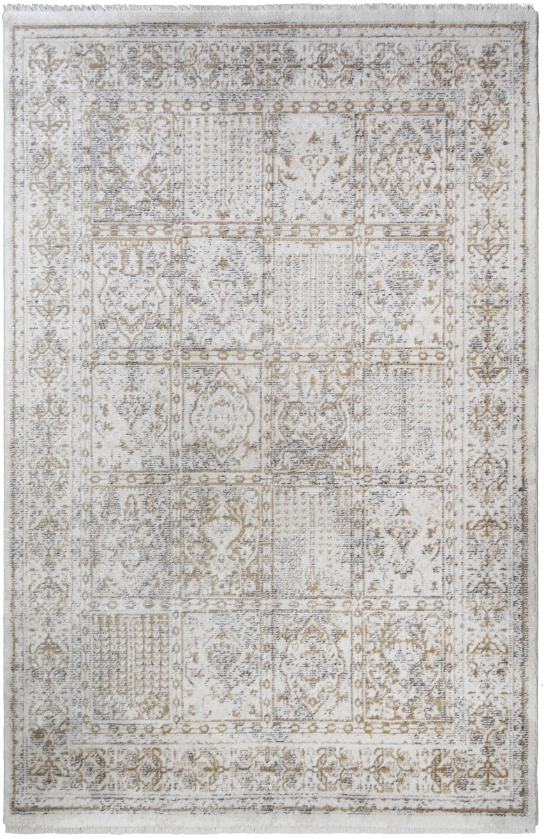 OX9391 5X8 5 ft. 3 in. x 7 ft. 1 in. Oxford Creswell Area Rug, Ivory