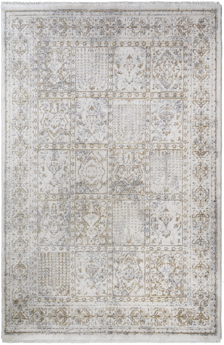 7 ft. 8 in. x 9 ft. 8 in. Cresswell Rectangle Area Rug - Ivory