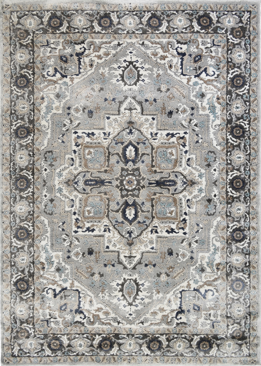 7 ft. 10 in. x 9 ft. 10 in. Rhapsody Sutton Area Rug - Gray