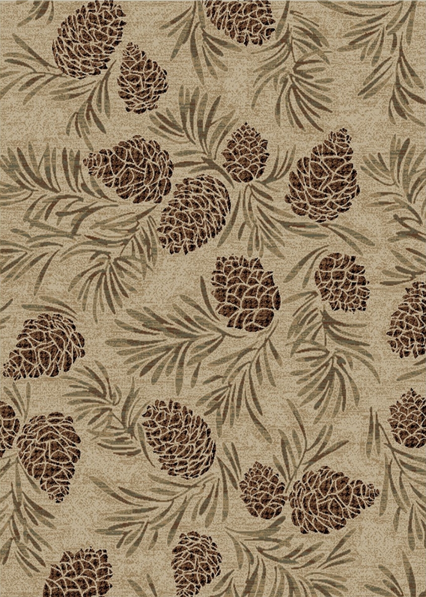 AD9591 2X4 2 x 4 ft. American Destination Pine Grove Area Rug, Antique