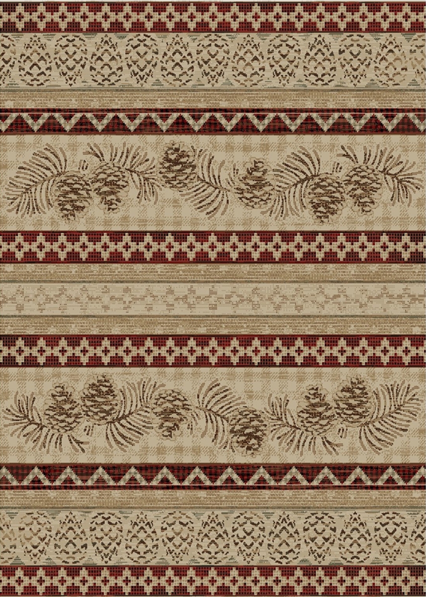 2 x 4 ft. Wedge American Destination Pineview Area Rug, Antique