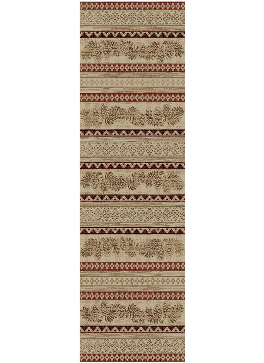 American Destination Pineview Area Rug - Antique - 2 ft. 3 in. x 7 ft. 7 in.