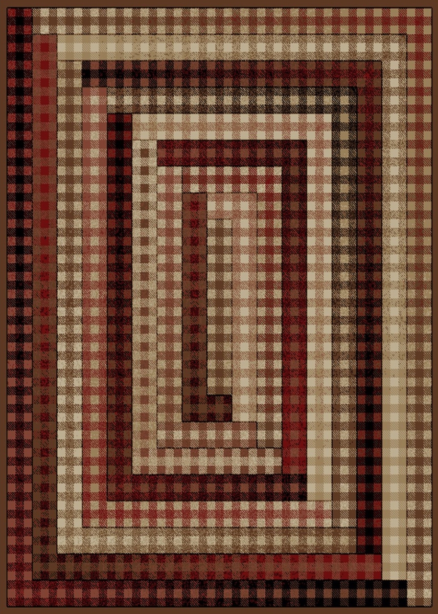 HS9690 Hearthside Countryside Cottage Area Rug - Multi Color - 2 ft. 3 in. x 7 ft. 7 in.