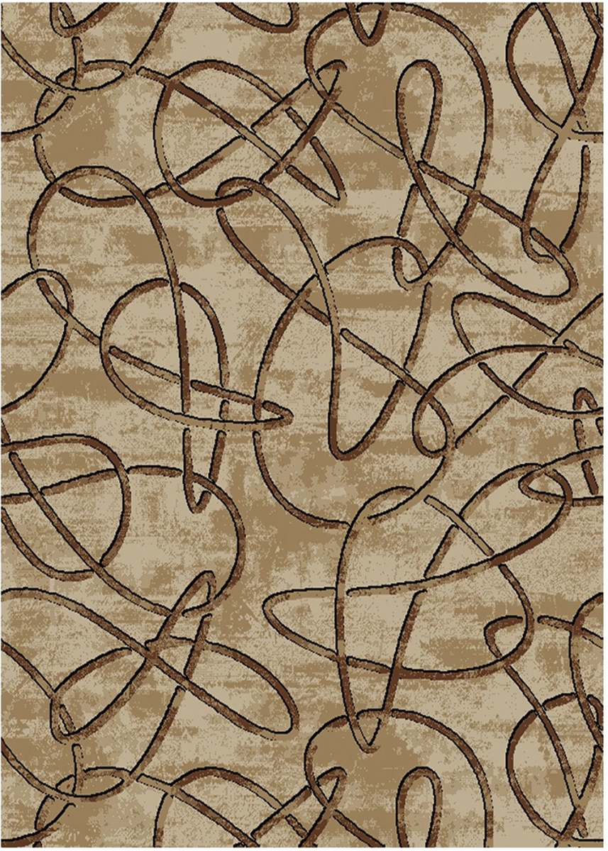7 ft. 10 in. x 9 ft. 10 in. City Scribble Area Rug - Multi Color
