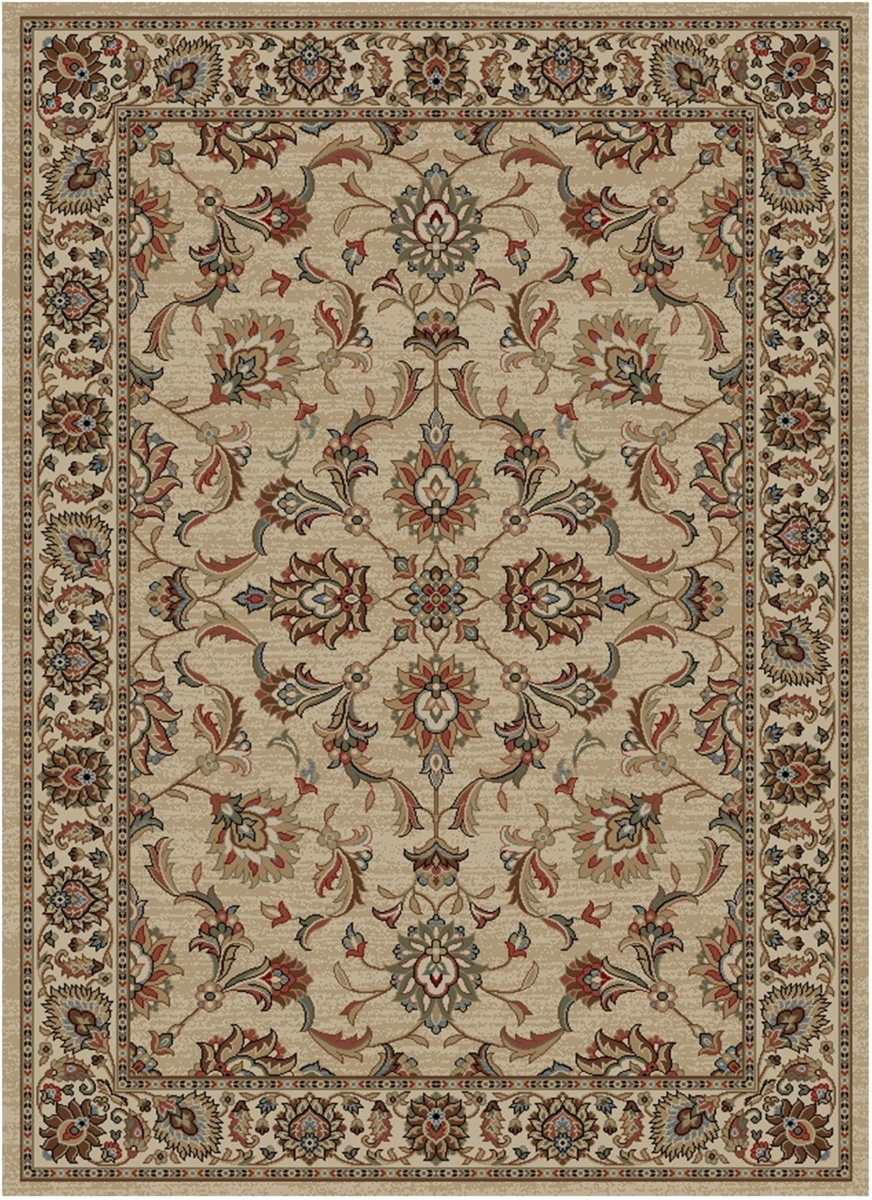 HT9961 Home Town Ambassador Rectangle Area Rug - Ivory - 9 x 13 ft - Durable Polypropylene