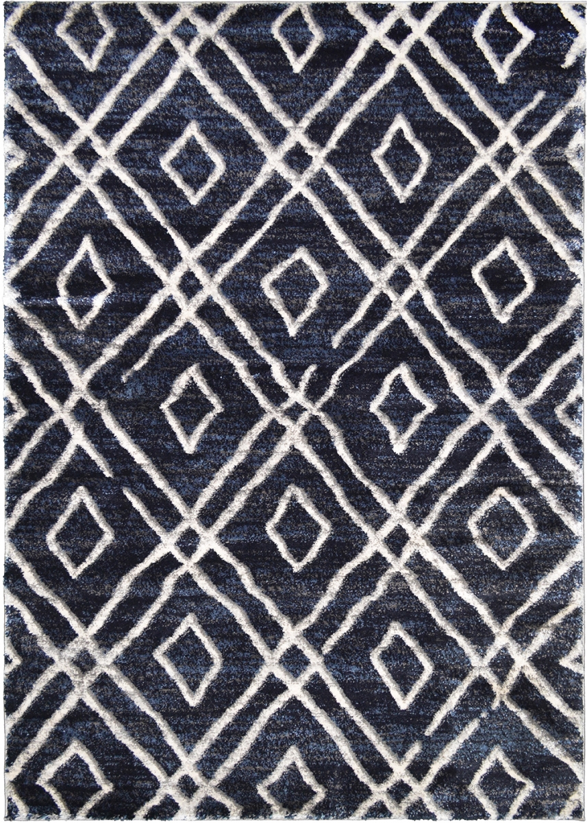 7 ft. 10 in. x 9 ft. 10 in. Pacific Winslet Area Rug - Navy