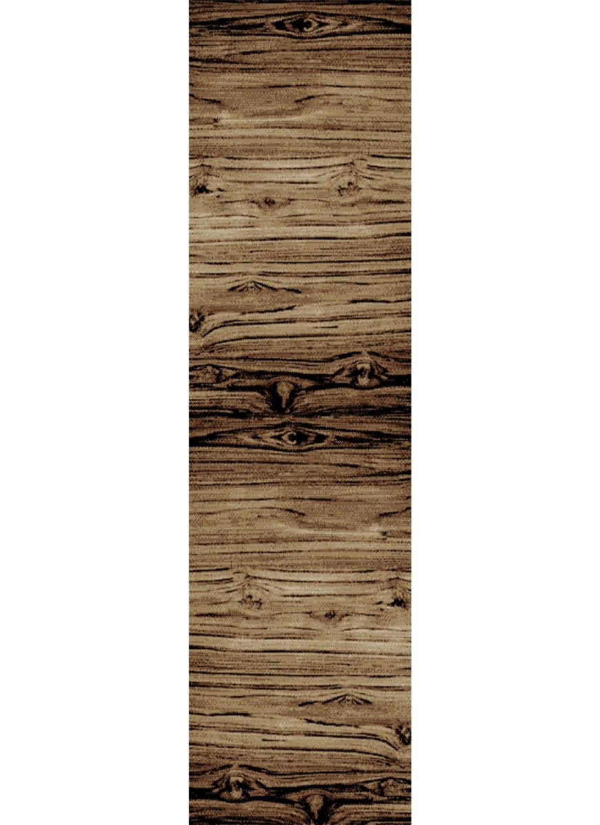 2 ft. 3 in. x 7 ft. 7 in. Lumberton Rectangle Area Rug - Brown