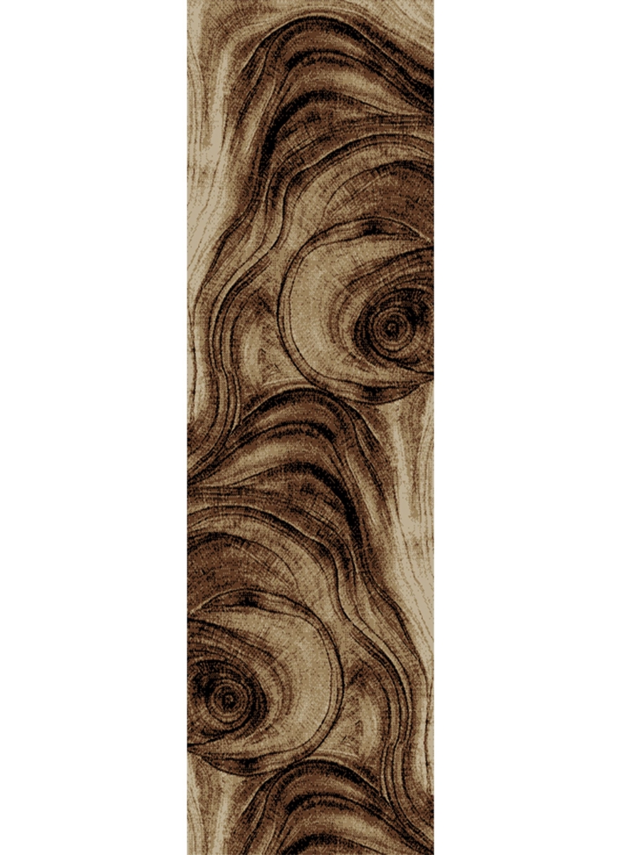 2 ft. 3 in. x 7 ft. 7 in. Flat Top Rectangle Area Rug - Brown