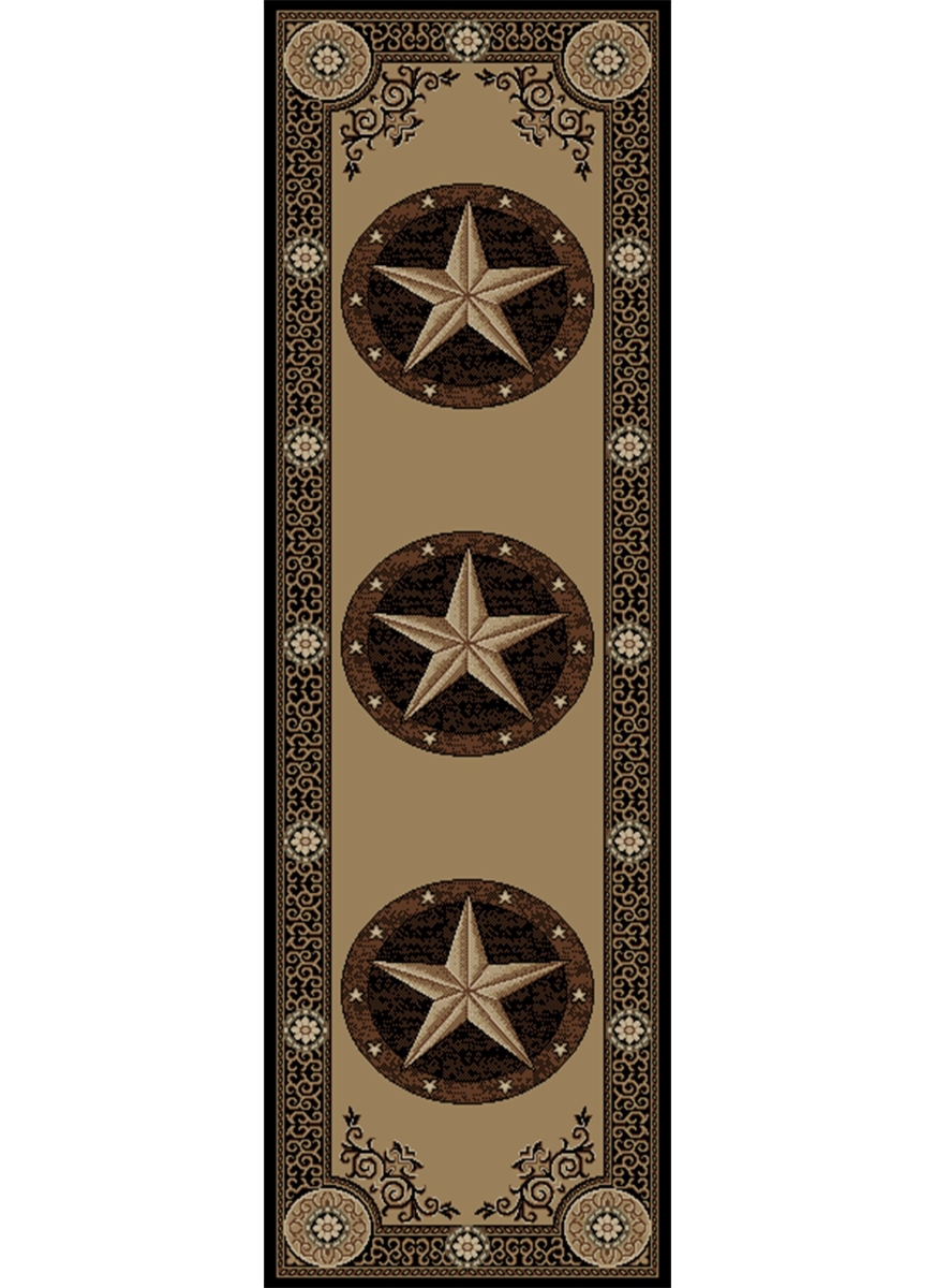 2 ft. 3 in. x 7 ft. 7 in. Arlington Rectangle Area Rug - Black