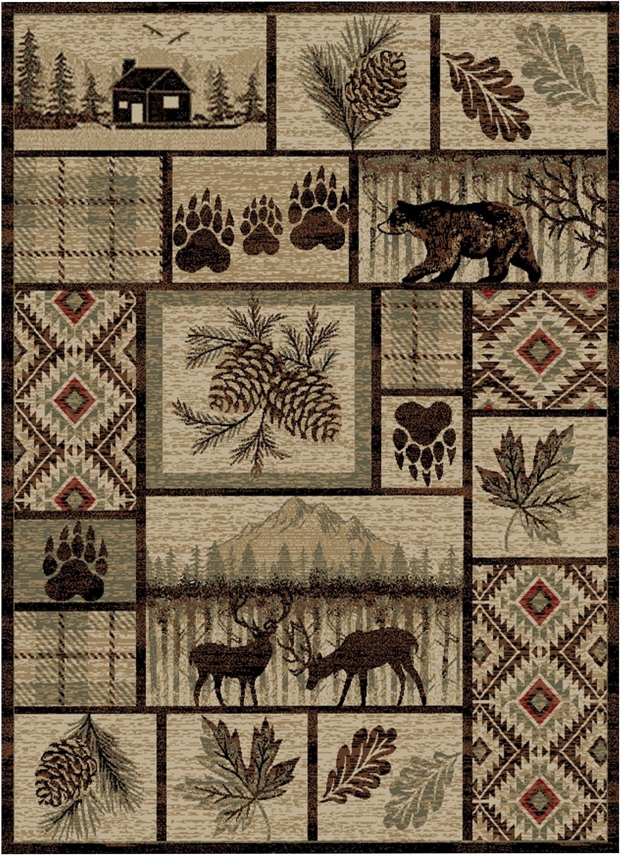 Keystone Rectangle Area Rug - Multi Color