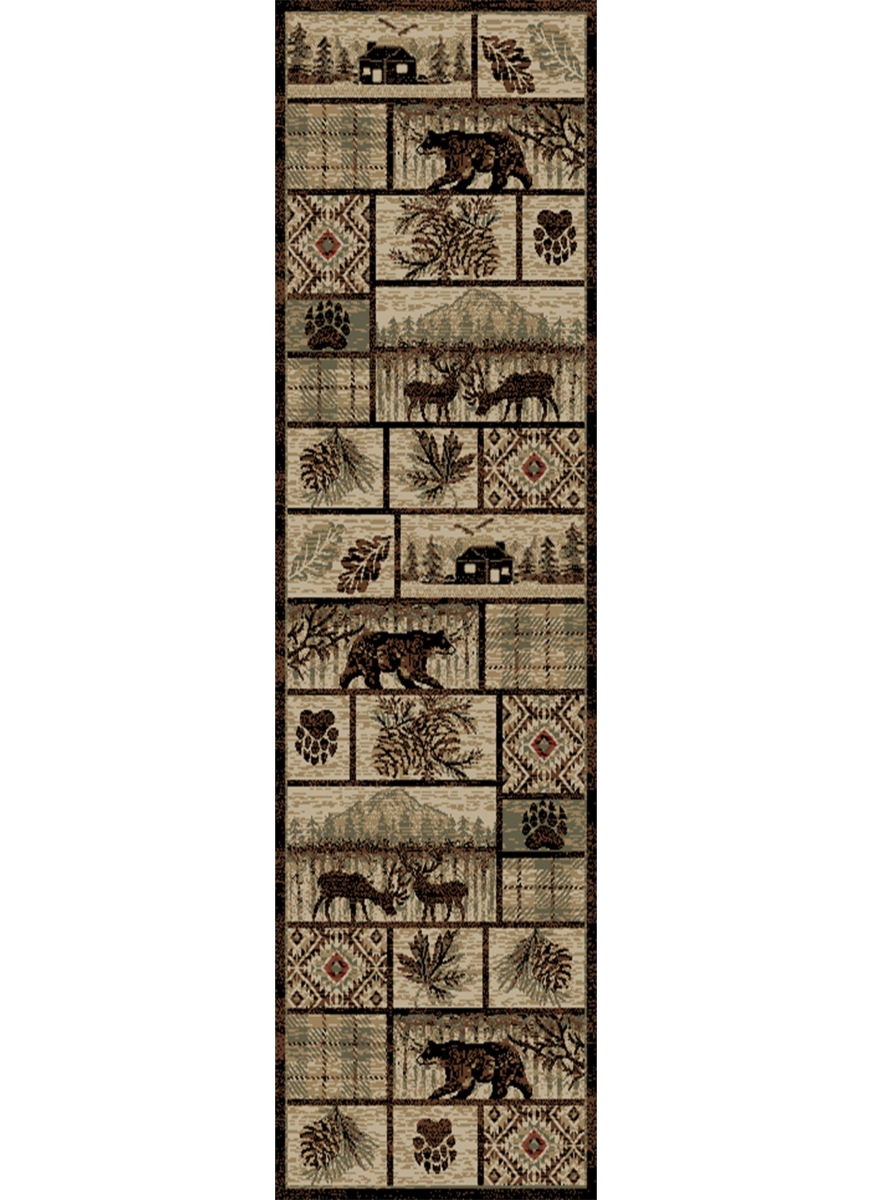 2 ft. 3 in. x 7 ft. 7 in. Keystone Rectangle Area Rug - Multi Color