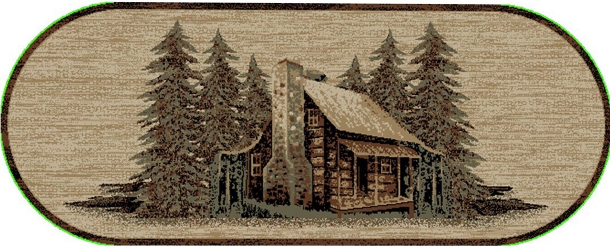 2 ft. 2 in. x 5 ft. 3 in. Piney Flats Oval Area Rug, Antique