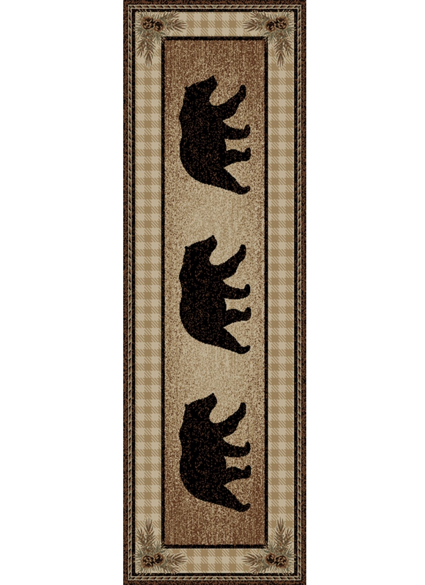 2 ft. 3 in. x 7 ft. 7 in. Townsend Rectangle Area Rug - Brown