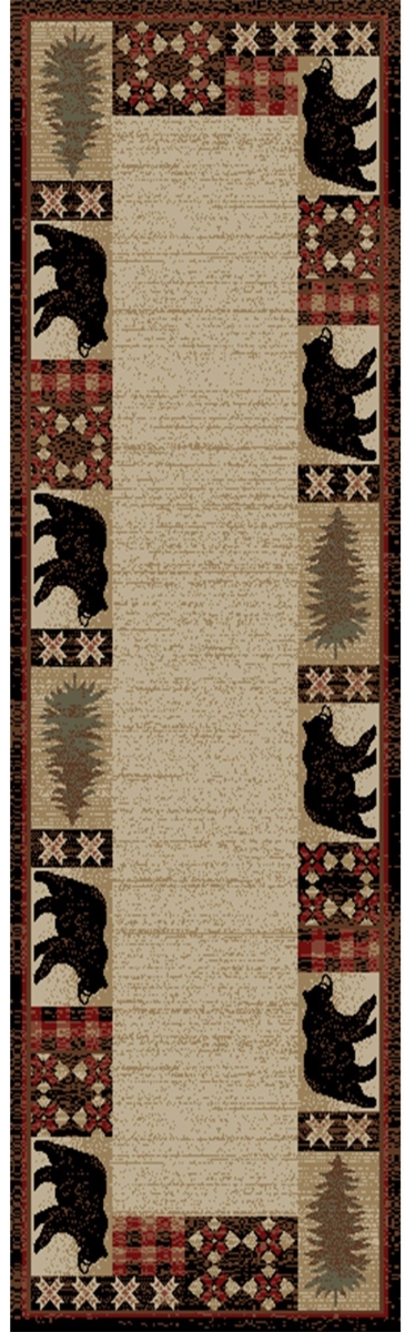 2 ft. 3 in. x 7 ft. 7 in. American Destination Edgewood Area Rug - Multi Color