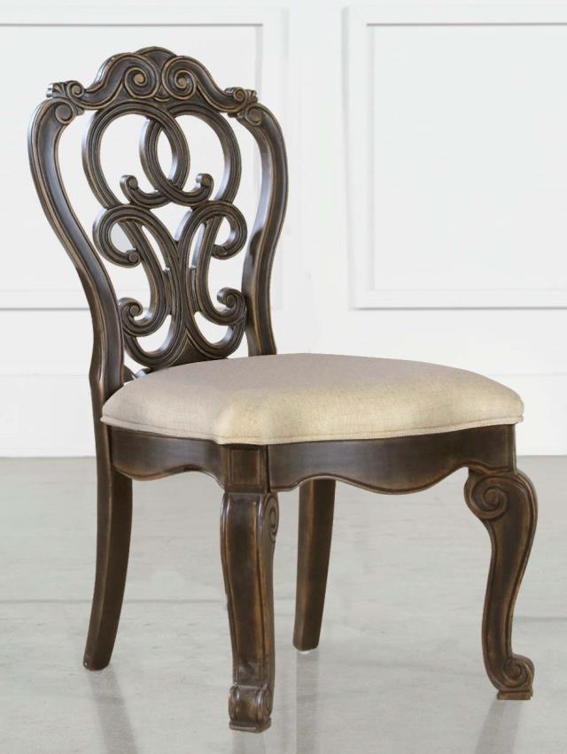 Myco Furniture BR200-S 26 x 21 x 44 in. Bordeaux Side Chair, Espresso Oak - Set of 2 -  MYCO Furniture   Inc